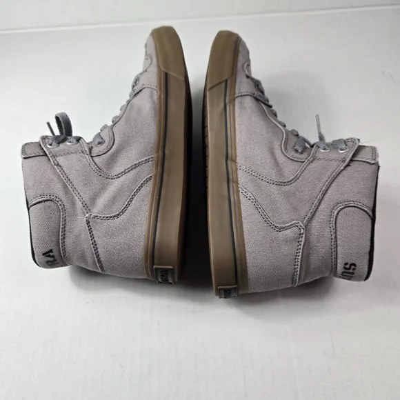 Supra Charcoal Canvas High-Top Sneakers - Picture 7 of 10